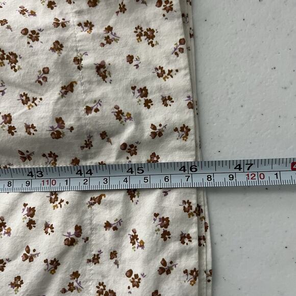 Madewell Alexa Bodice Button Down Midi Dress Dainty Floral Sz 2 Crisscross Back - Picture 12 of 13